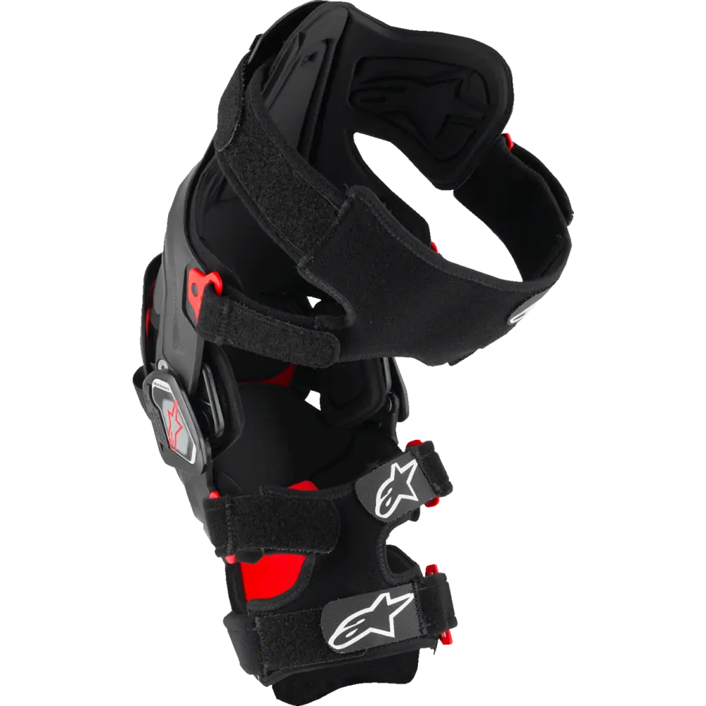 ALPINESTARS RK-7 Plasma Knee Braces - Black/Red - Medium 6500825-13-M