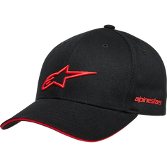 ALPINESTARS Rostrum Hat - Black/Red - One Size 1232-81000-1030