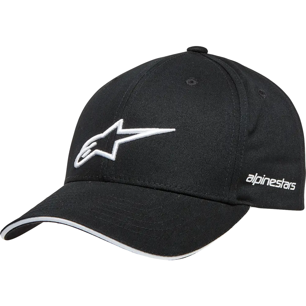 ALPINESTARS Rostrum Hat - Black/White - One Size 1232-81000-1020
