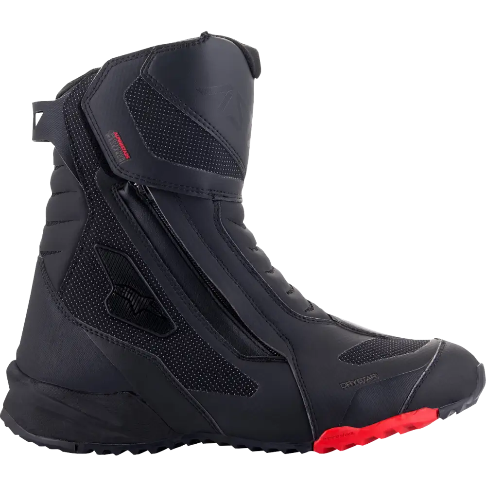 ALPINESTARS RT-7 Drystar? Boots - Black/Red - US 9 / EU 42 2443023-13-42