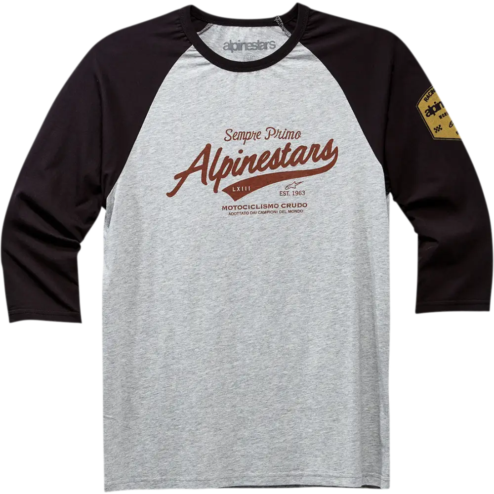 ALPINESTARS Script T-Shirt - Black/Heather Gray - XL 1230715051028XL