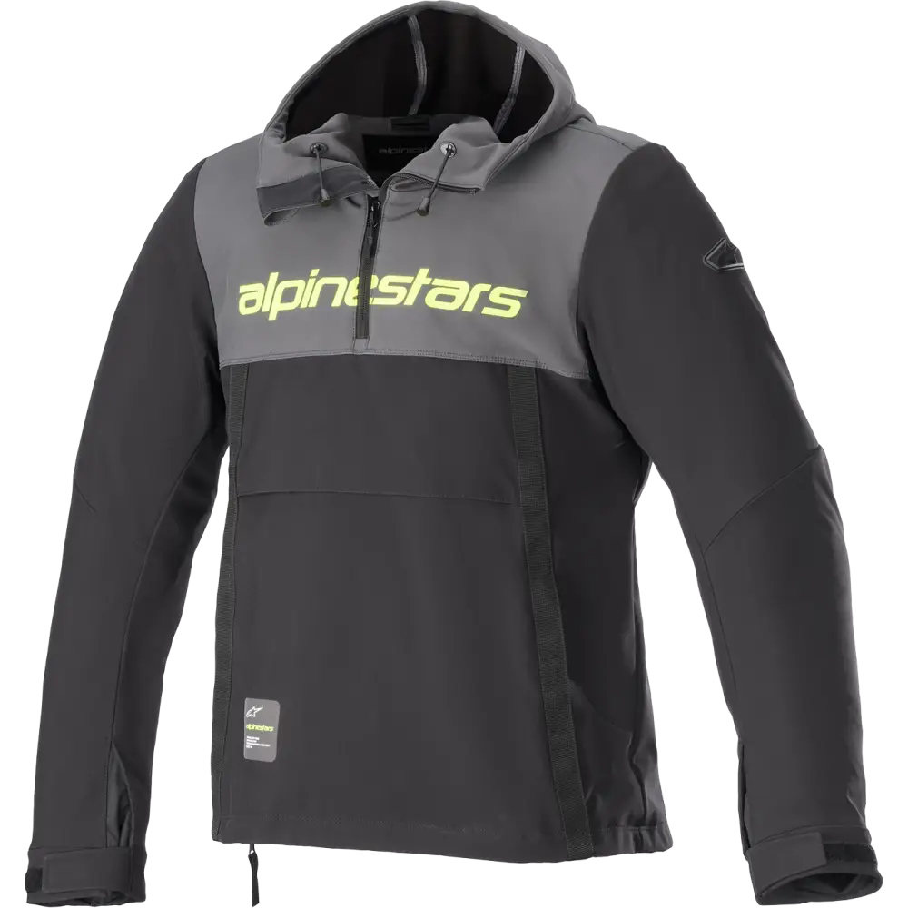 ALPINESTARS Sherpa Jacket - Black/Gray/Yellow - 2XL 4208123-9151-2X