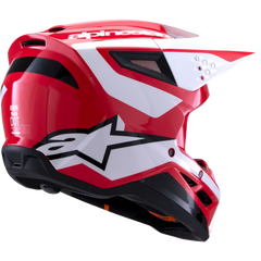 ALPINESTARS SM3 Helmet - Heat - Gloss Red/White/Black - Medium 8301026-3126-M