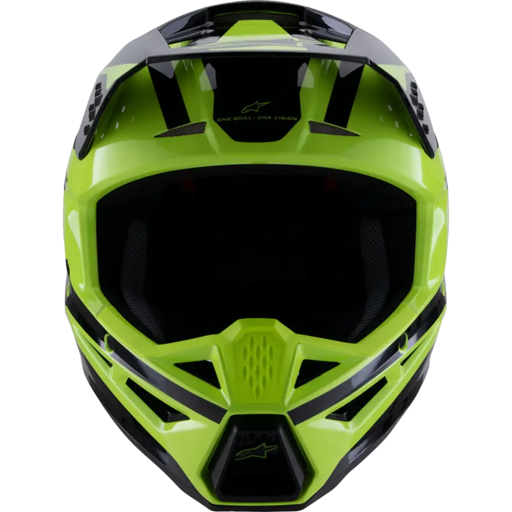 ALPINESTARS SM3 Helmet - Heat - Gloss Yellow Fluo/Black - Medium 8301026-5011-M
