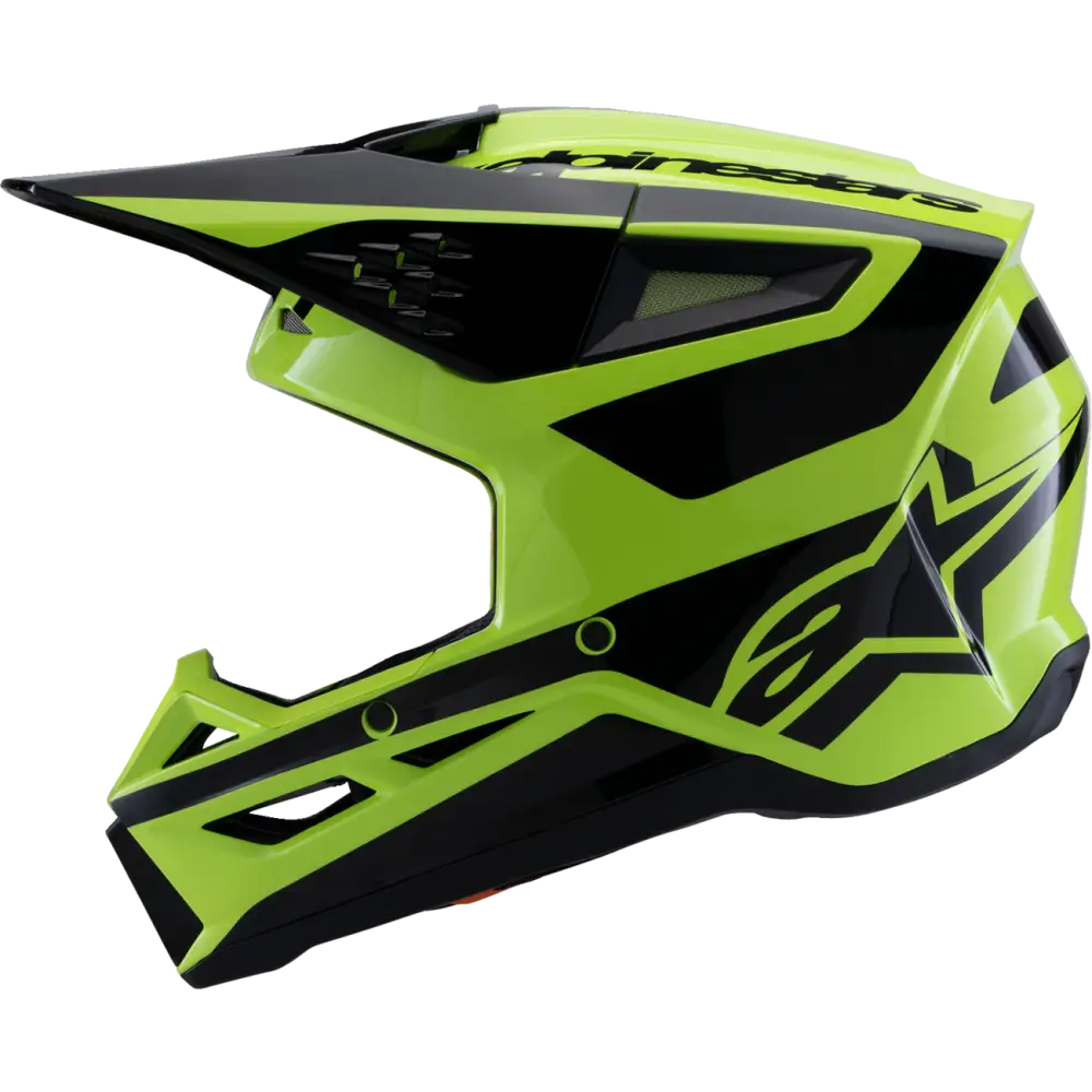 ALPINESTARS SM3 Helmet - Heat - Gloss Yellow Fluo/Black - XS 8301026-5011-XS