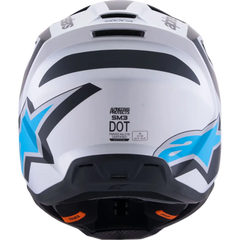 ALPINESTARS SM3 Helmet - Heat - Matte Silver/Blue/Black - Medium 8301026-1949-M