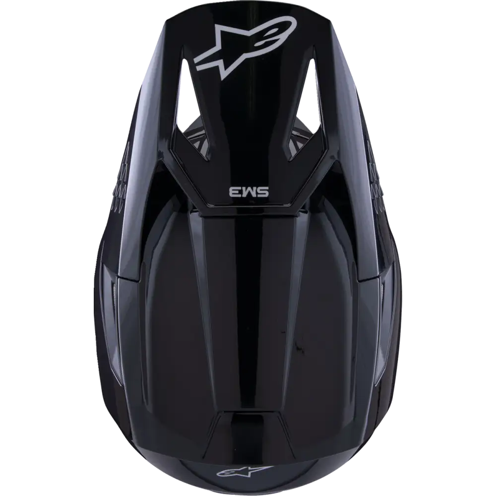 ALPINESTARS SM3 Helmet - Solid - Gloss Black - 2XL 8300326-1180-XXL