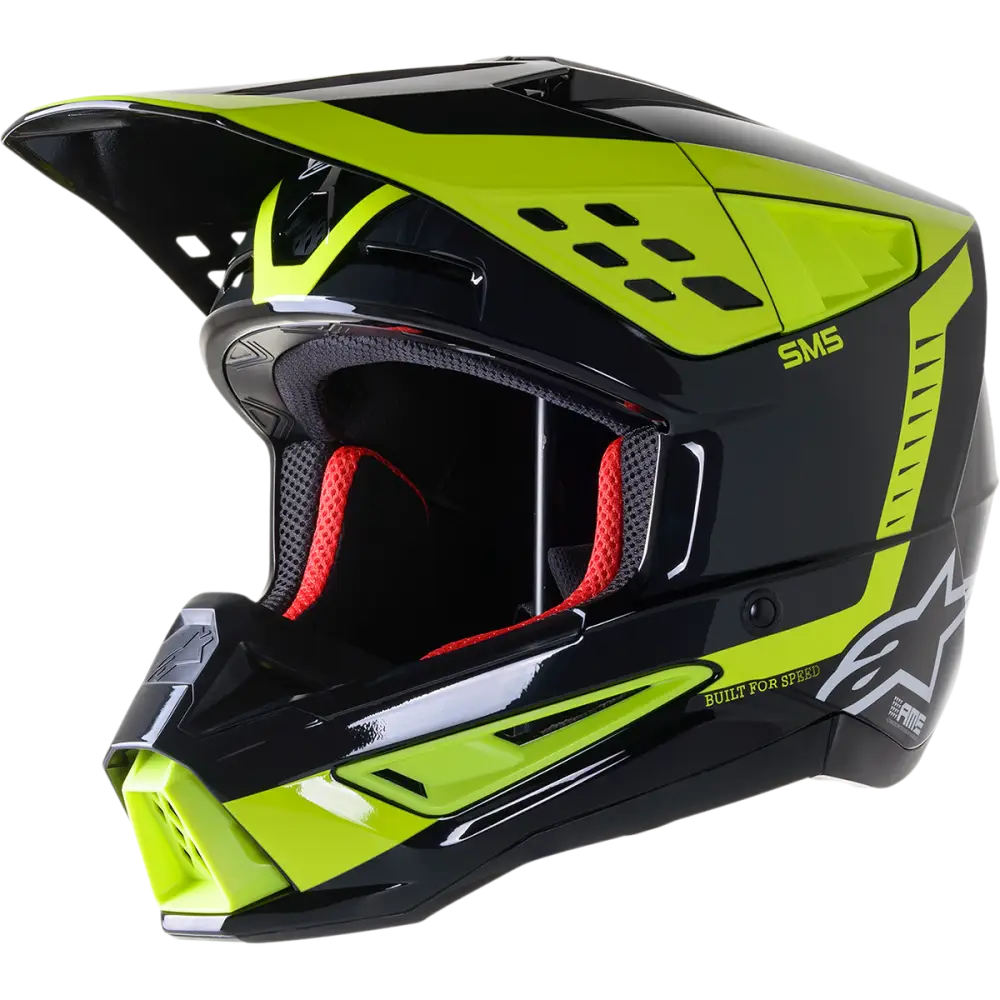 ALPINESTARS SM5 Helmet - Beam - Black/Gray/Yellow - Small 8303722-1151-SM