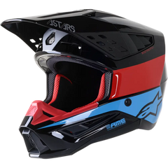 ALPINESTARS SM5 Helmet - Bond - Black/Red/Cyan - Medium 8303522-1377-MD