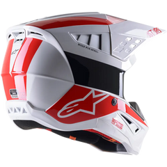 ALPINESTARS SM5 Helmet - Bond - White/Red - XL 8303522-2032-XL