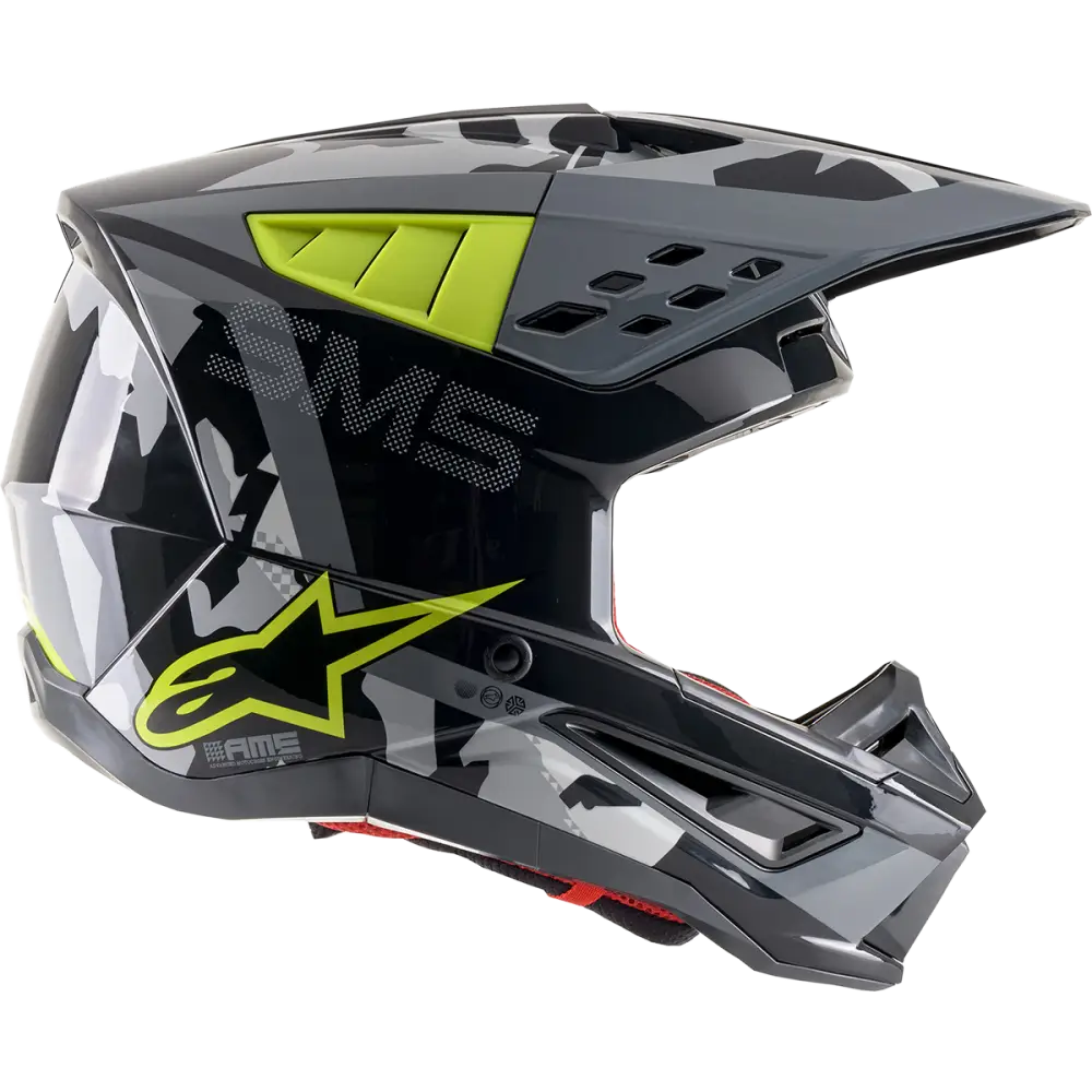 ALPINESTARS SM5 Helmet - Rover - Gray/Yellow - 2XL 8303921-1592-2X