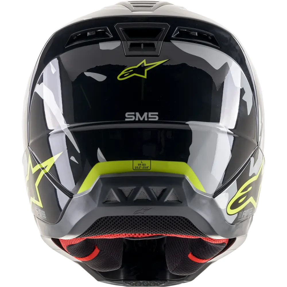ALPINESTARS SM5 Helmet - Rover - Gray/Yellow - XS 8303921-1592-XS