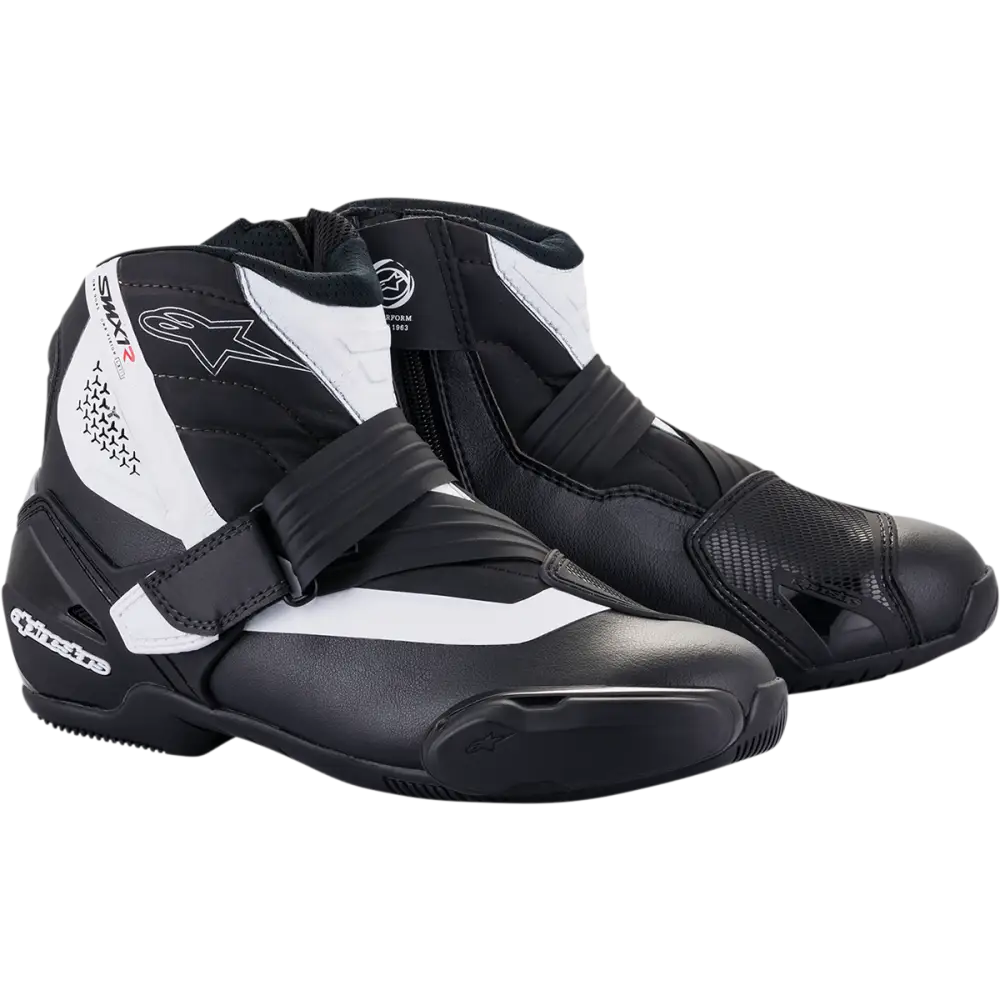 ALPINESTARS SMX-1 R v2 Boots - Black/White - US 6 / EU 39 2224521-12-39