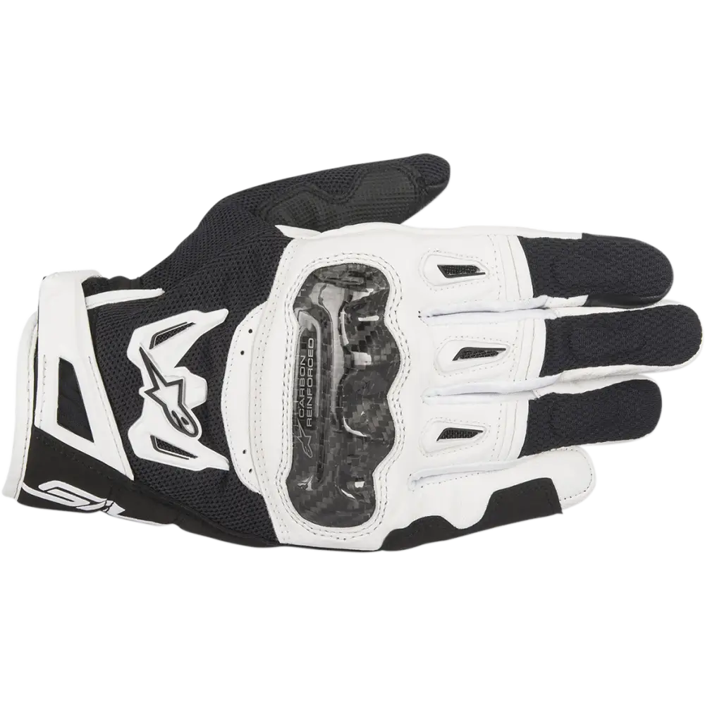 ALPINESTARS SMX-2 Air Carbon V2 Gloves - Black/White - 2XL 3567717-12-2X