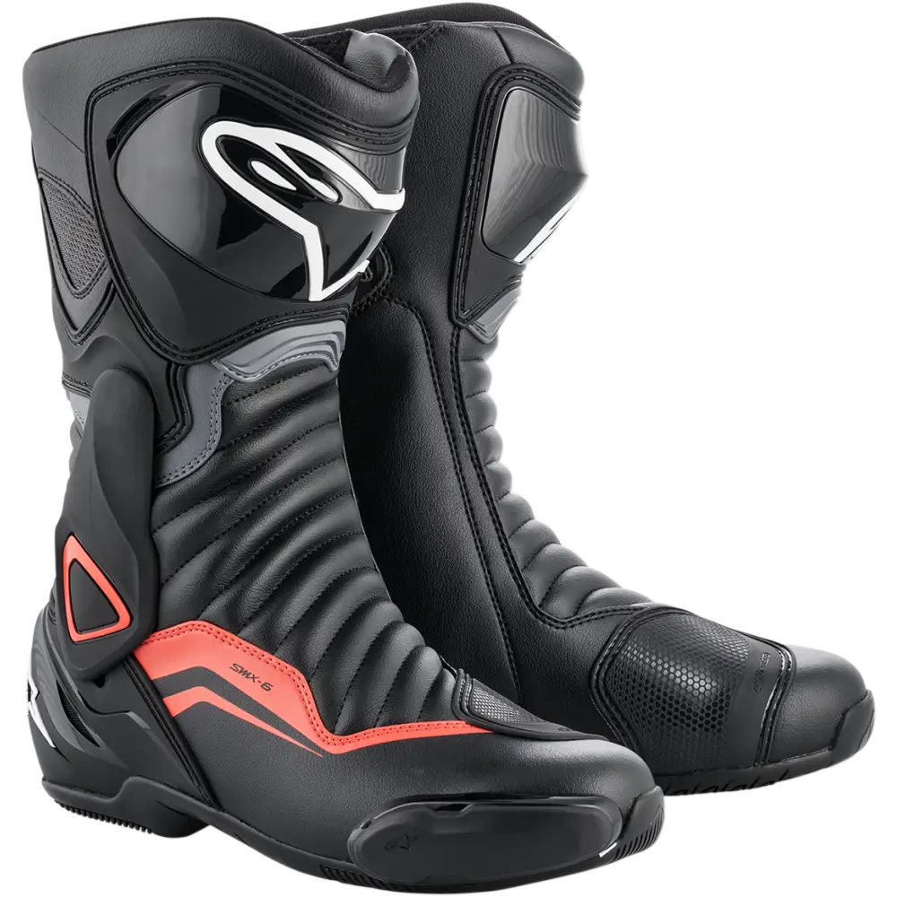 ALPINESTARS SMX-6 v2 Boots - Black/Gray/Red - US 9 / EU 43 2223017-1130-43
