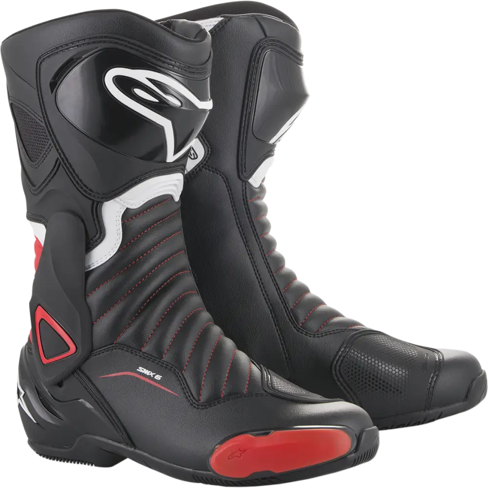 ALPINESTARS SMX-6 v2 Boots - Black/Red - US 7.5 / EU 41 22230171341