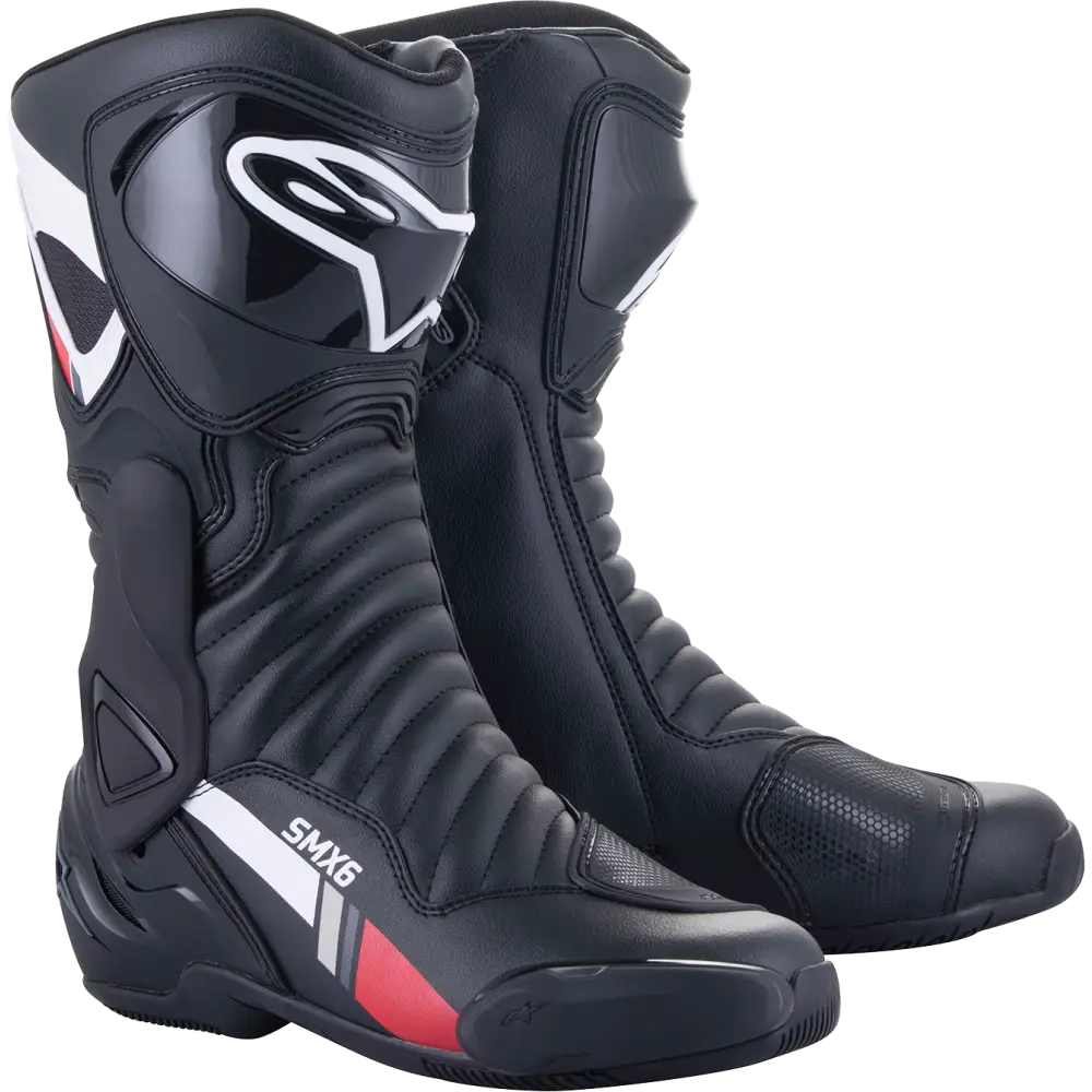 ALPINESTARS SMX-6 v2 Boots - Black/White/Gray - US 6.5 / EU 40 2223017-153-40
