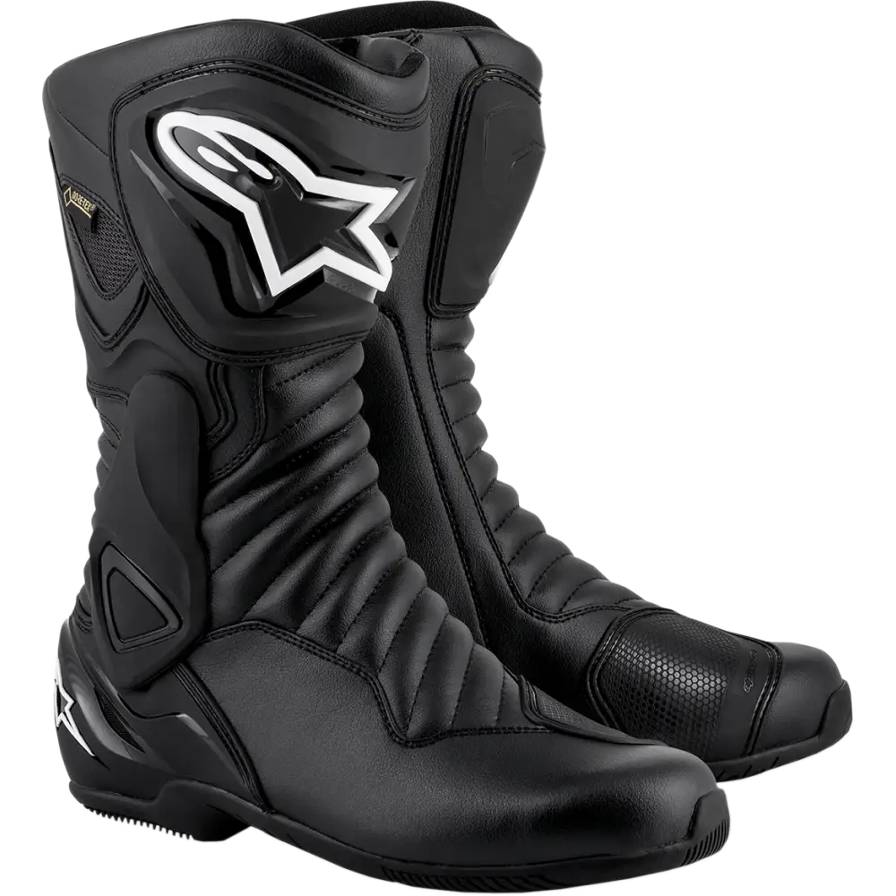 ALPINESTARS SMX-6 v2 Gore-Tex Boots - Black - US 8 / EU 42 2333017-1100-42