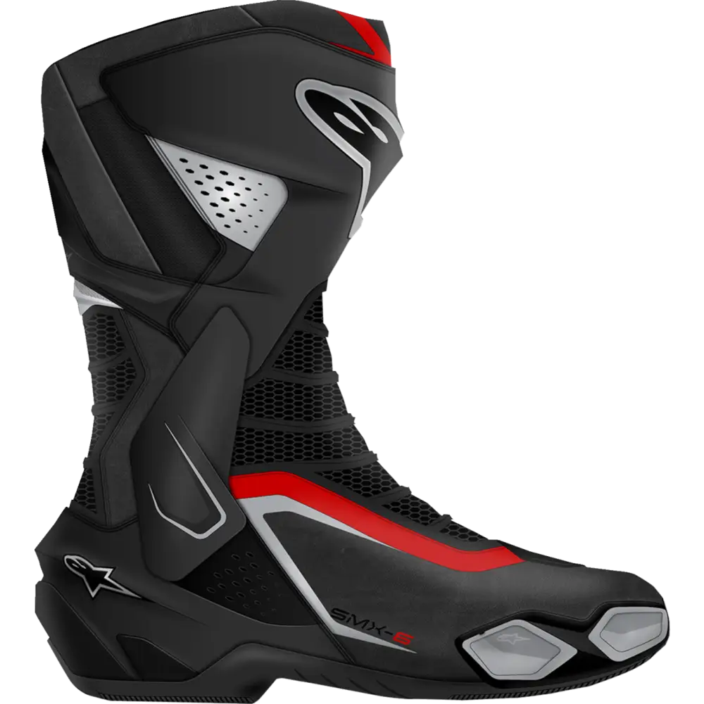 ALPINESTARS SMX-6 V3 Boots - Black/Silver/Red - US 7.5/EU 41 2223025-199-41