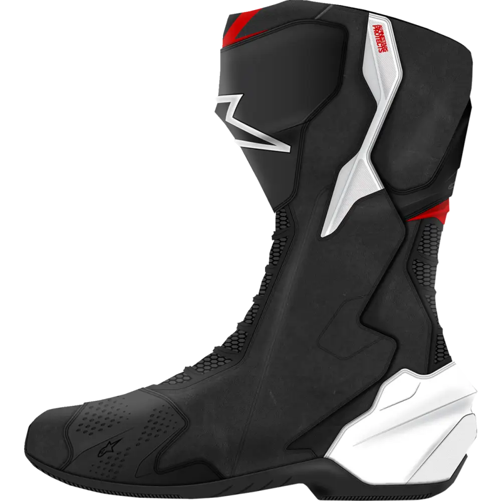 ALPINESTARS SMX-6 V3 Boots - Black/White/Red Graphic - US 12.5/EU 48 2223025-1406-48
