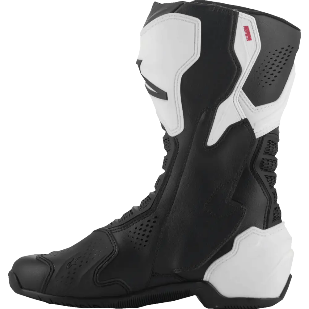 ALPINESTARS SMX-6 V3 Vented Boots - Black/White - US 12.5/EU 48 2223225-21-48
