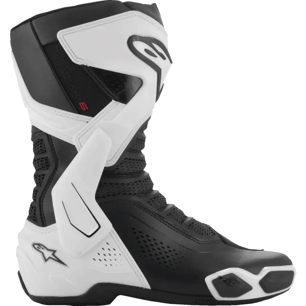 ALPINESTARS SMX-6 V3 Vented Boots - Black/White - US 6.5/EU 40 2223225-21-40