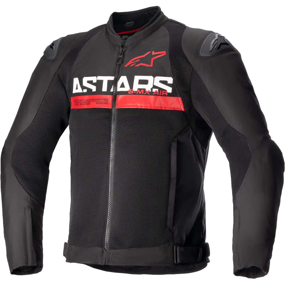 ALPINESTARS SMX Air Jacket - Black/Bright Red - 4XL 3306523-1303-4X