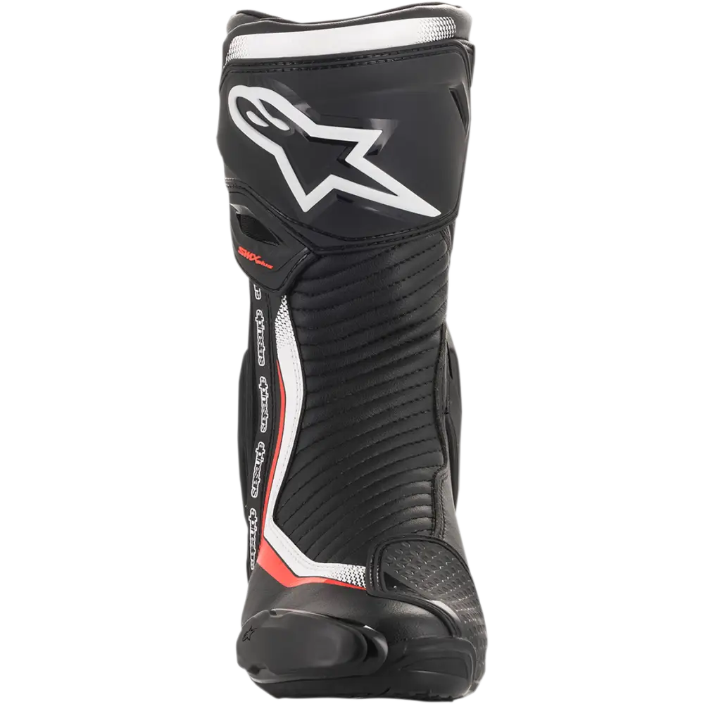 ALPINESTARS SMX+ Boots - Black/White/Red Fluorescent - US 10.5 / EU 45 2221019-1231-45