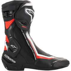 ALPINESTARS SMX+ Boots - Black/White/Red Fluorescent - US 11.5 / EU 46 2221019-1231-46