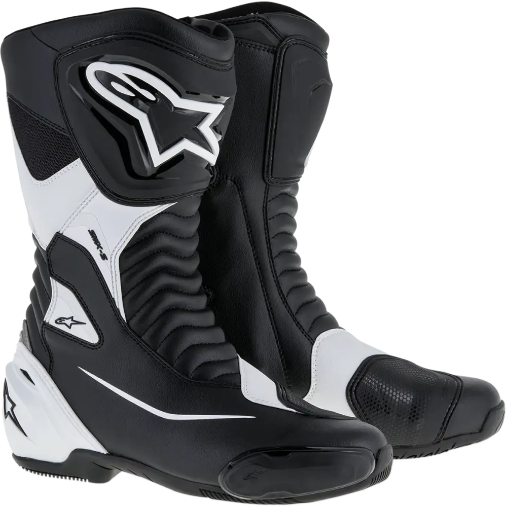 ALPINESTARS SMX-S Boots - Black/White - US 13.5 / EU 49 2223517-12-49