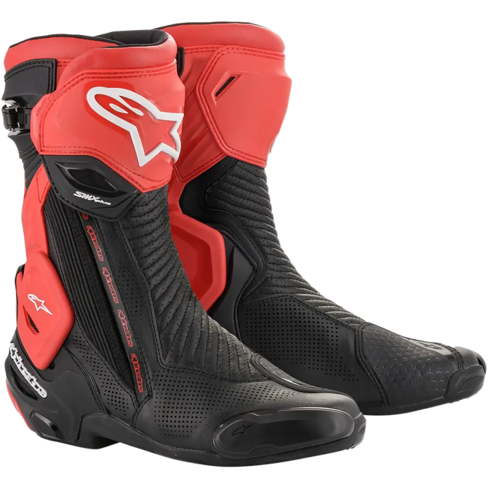 ALPINESTARS SMX+ Vented Boots - Black/Red - US 11.5 / EU 46 2221119-13-46