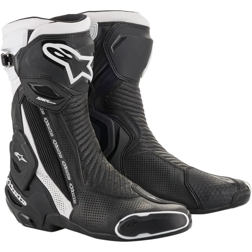 ALPINESTARS SMX+ Vented Boots - Black/White - US 12 / EU 47 2221119-12-47