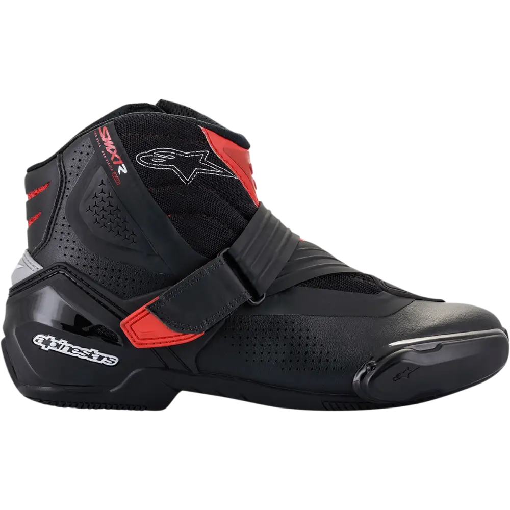ALPINESTARS SMX1-R V2 Boots - Black/Red - US 13.5 / EU 49 2224021-13-49