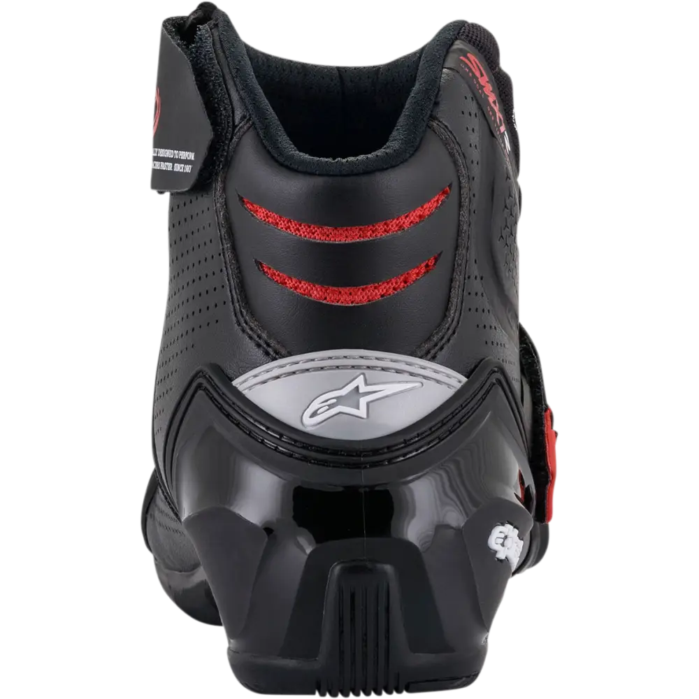 ALPINESTARS SMX1-R V2 Boots - Black/Red - US 7.5 / EU 41 2224021-13-41