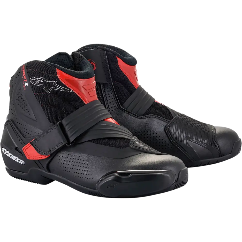 ALPINESTARS SMX1-R V2 Boots - Black/Red - US 9 / EU 43 2224021-13-43