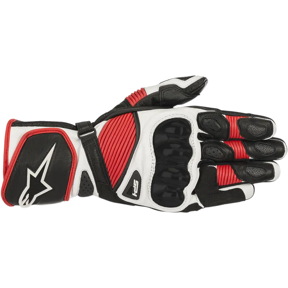 ALPINESTARS SP-1 V2 Gloves - Black/White/Red - 2XL 3558119-123-XXL