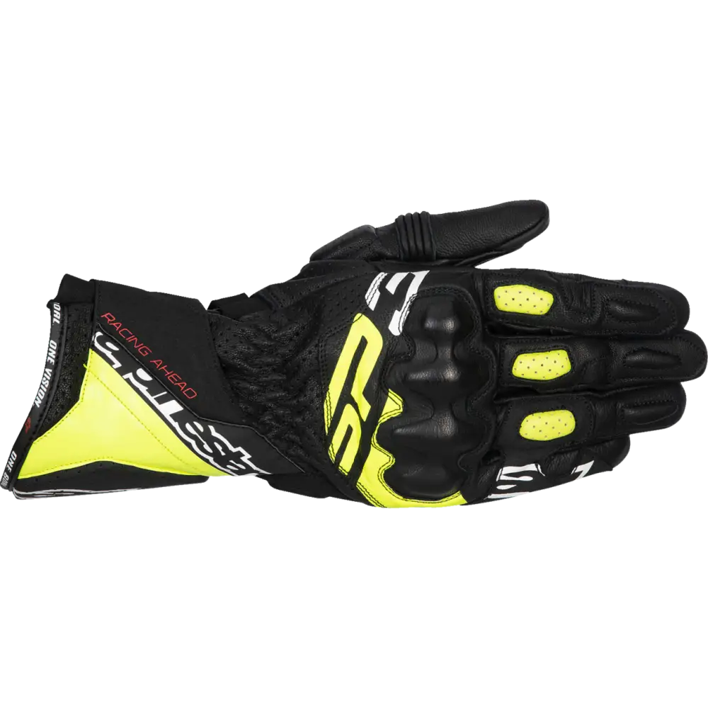 ALPINESTARS SP-3 Gloves - Black/Fluo Yellow/White - Medium 3550925-158-M