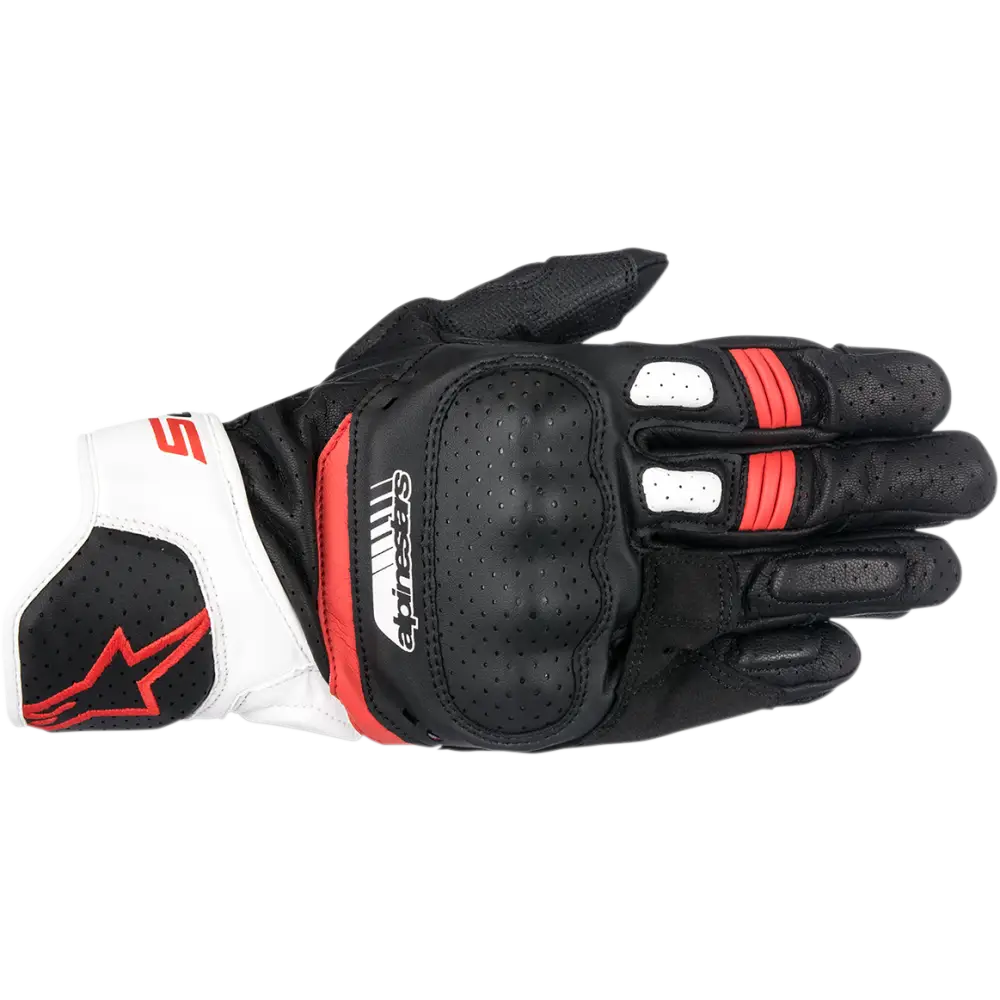 Alpinestars SP-5 Gloves - Black/White/Red - XL - Glove Group