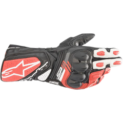 ALPINESTARS SP-8 V3 Gloves - Black/White/Bright Red - 2XL 3558321-1304-2X