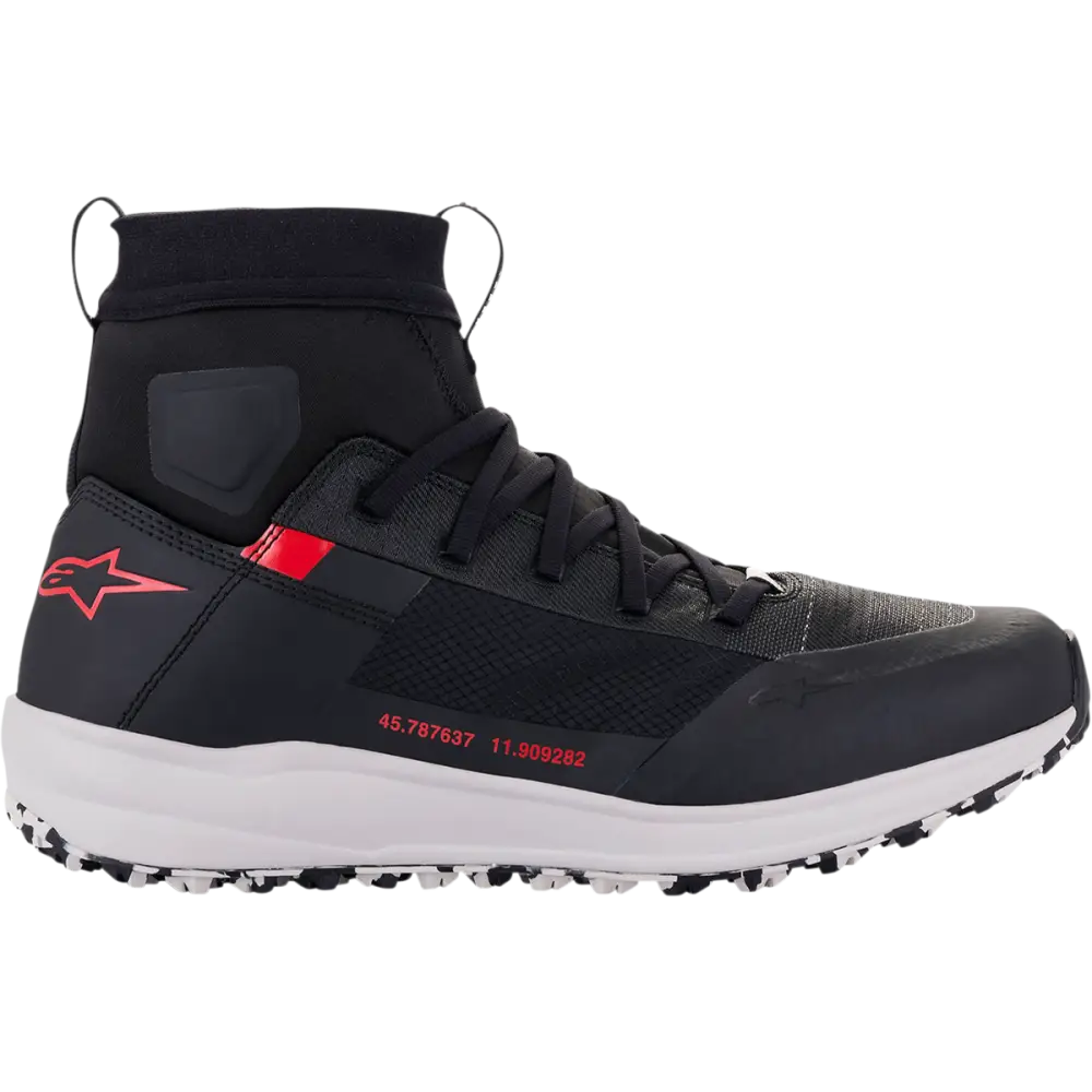 ALPINESTARS Speedforce Shoes - Black/White/Red - US 7.5 2654321-123-7.5