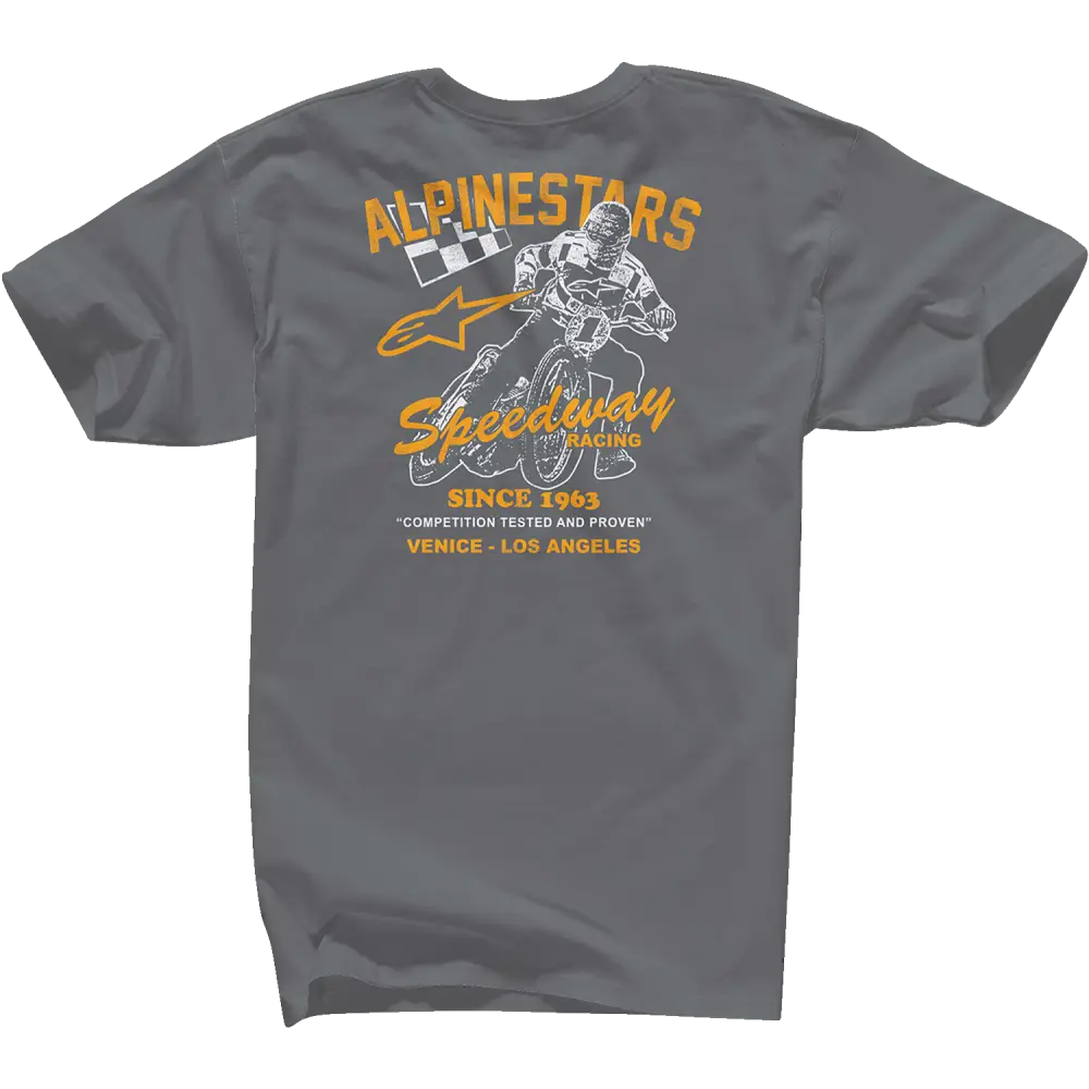 ALPINESTARS Speedway T-Shirt - Charcoal - Large 12137260018L