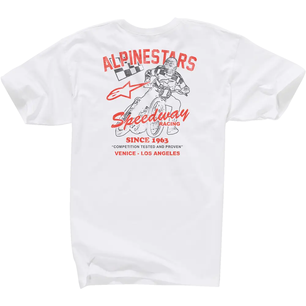 ALPINESTARS Speedway T-Shirt - White - Large 12137260020L