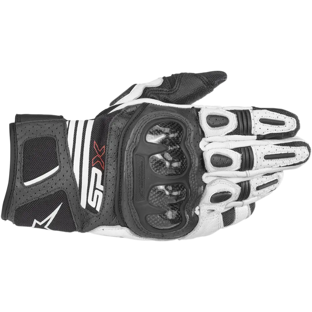 ALPINESTARS SPX AC V2 Gloves - Black/White - XL 3567319-12-XL