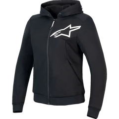 ALPINESTARS Stella Chrome v2 Sport Hoodie - Black/White - 2XL 4210225-12-2XL