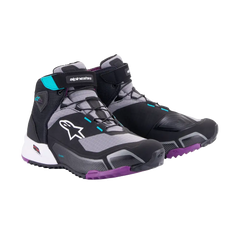 ALPINESTARS Stella CR-X Drystar? Shoes - Black/Gray/Teal/Purple - US 10.5 26115231370105
