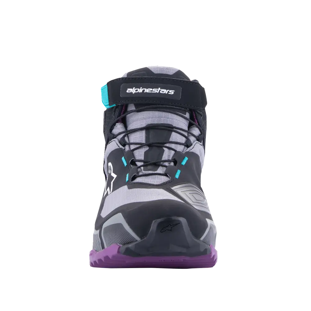 ALPINESTARS Stella CR-X Drystar? Shoes - Black/Gray/Teal/Purple - US 10.5 26115231370105