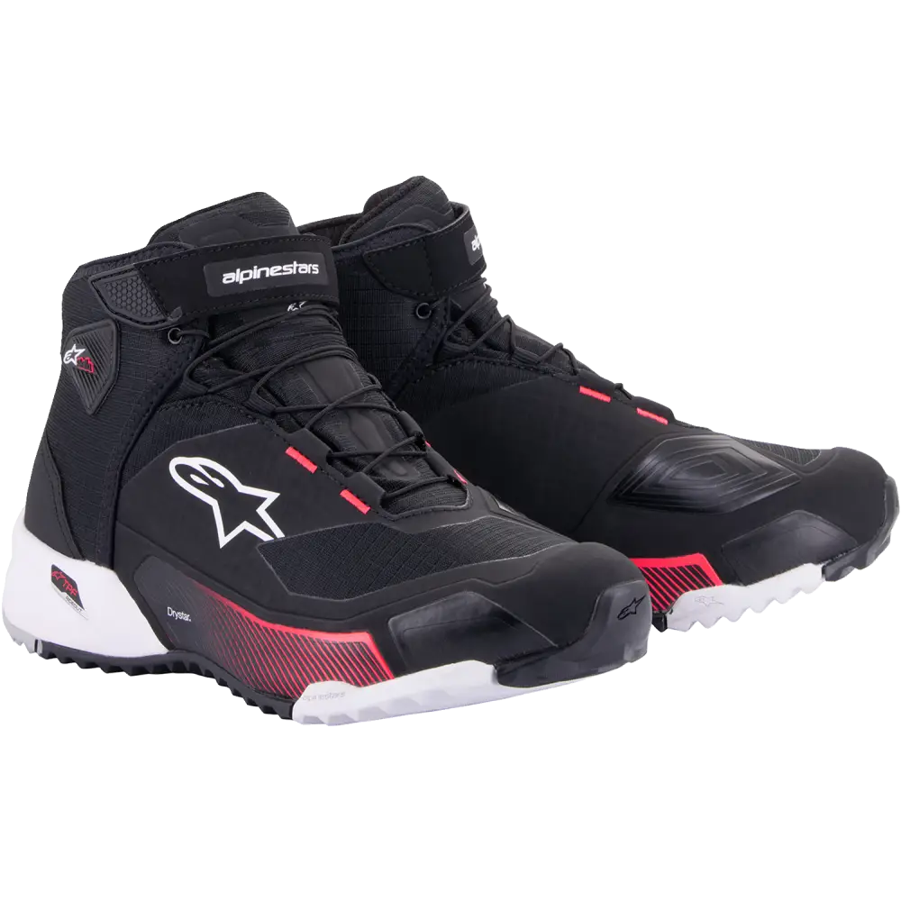 Alpinestars Stella CR-X Drystar Shoes - Black/Gray/Teal/Purple & Black/White/Pink - Black/White/Pink / US 10 - Footwear