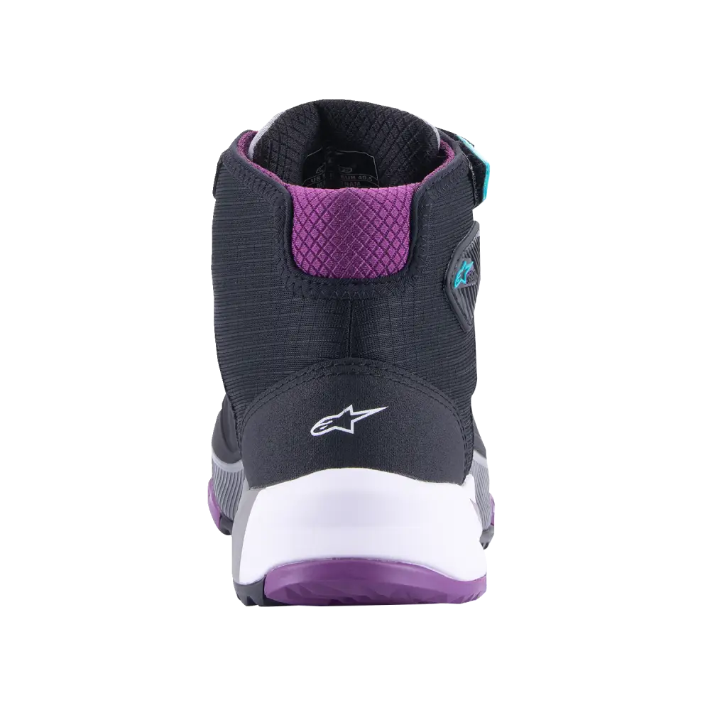 ALPINESTARS Stella CR-X Drystar? Shoes - Black/Gray/Teal/Purple - US 7.5 2611523137075