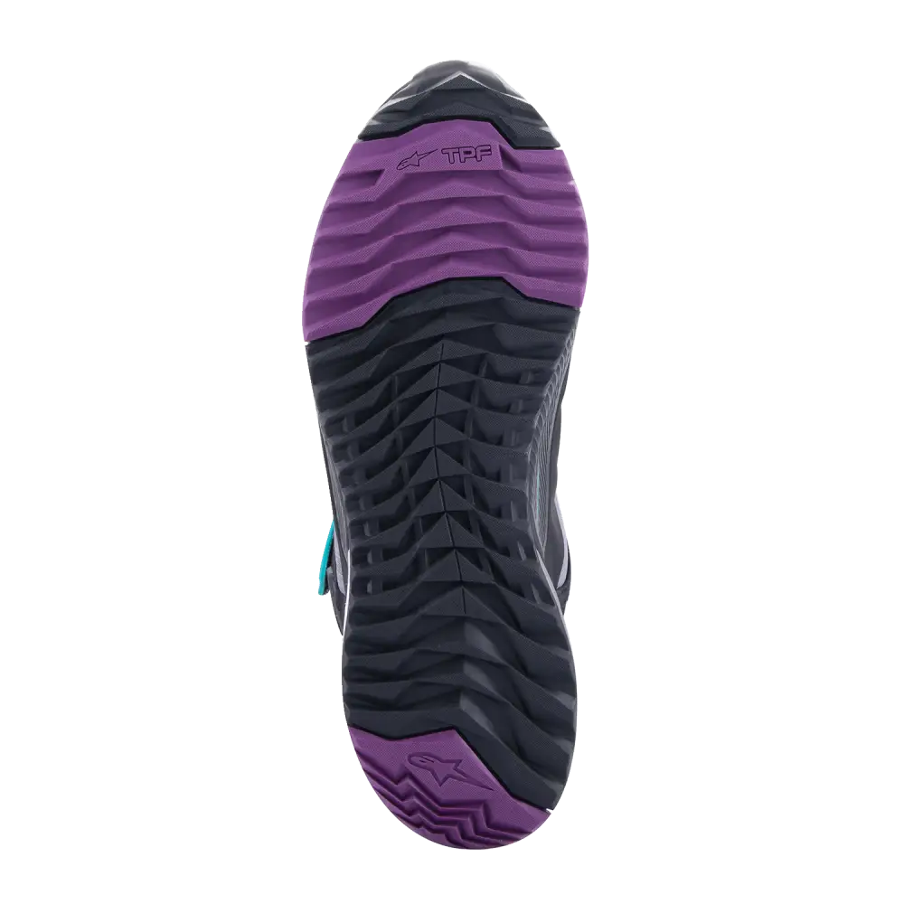 ALPINESTARS Stella CR-X Drystar? Shoes - Black/Gray/Teal/Purple - US 10 2611523137010