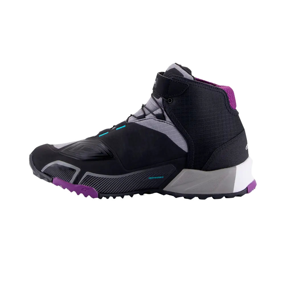 ALPINESTARS Stella CR-X Drystar? Shoes - Black/Gray/Teal/Purple - US 5 261152313705